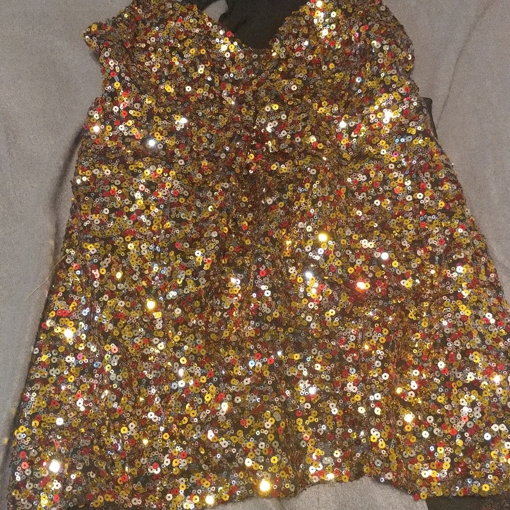 Bedazzled strappy top